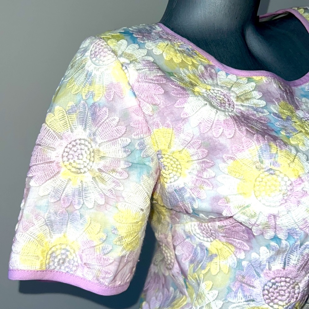 Joa Los Algeles woman’s short sleeves blouse top size Small - Picture 2 of 6